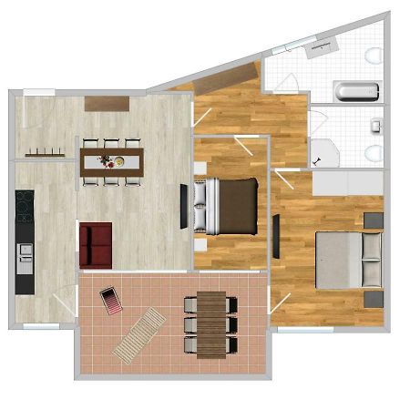 Appartment Larcher - Meinhard เมราโน ภายนอก รูปภาพ